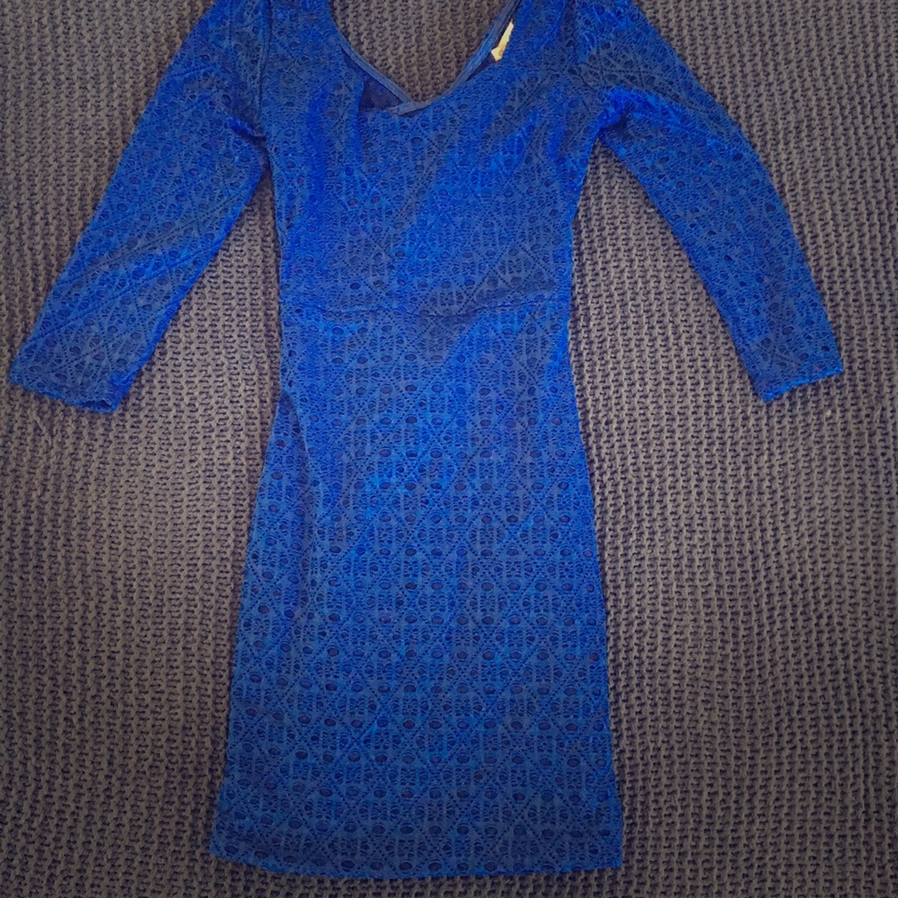 Blue dress